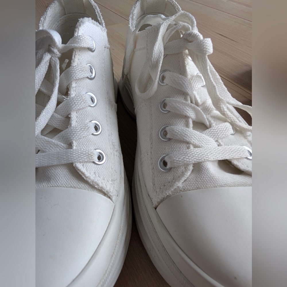 White Canvas Sneakers